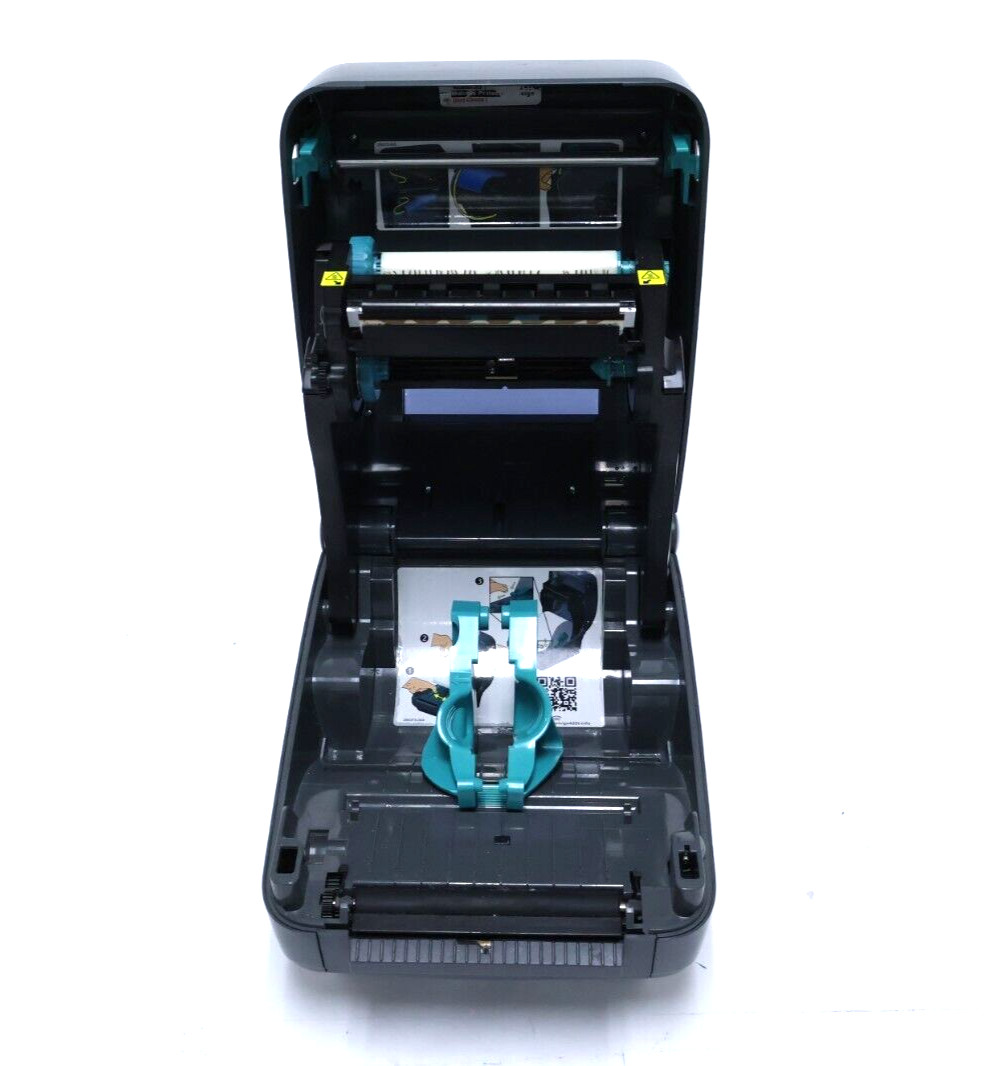 Zebra GX420t USB Thermal Label Printer GX42-102410-000 w/ Power Adapter