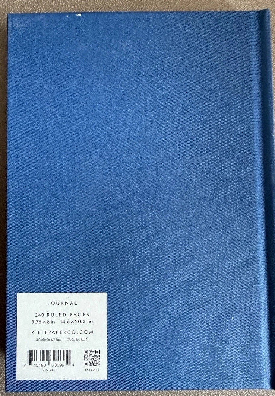 Rifle Paper Co Dark Blue Journal Ladies Night Book Club Target – 240 Ruled Pages