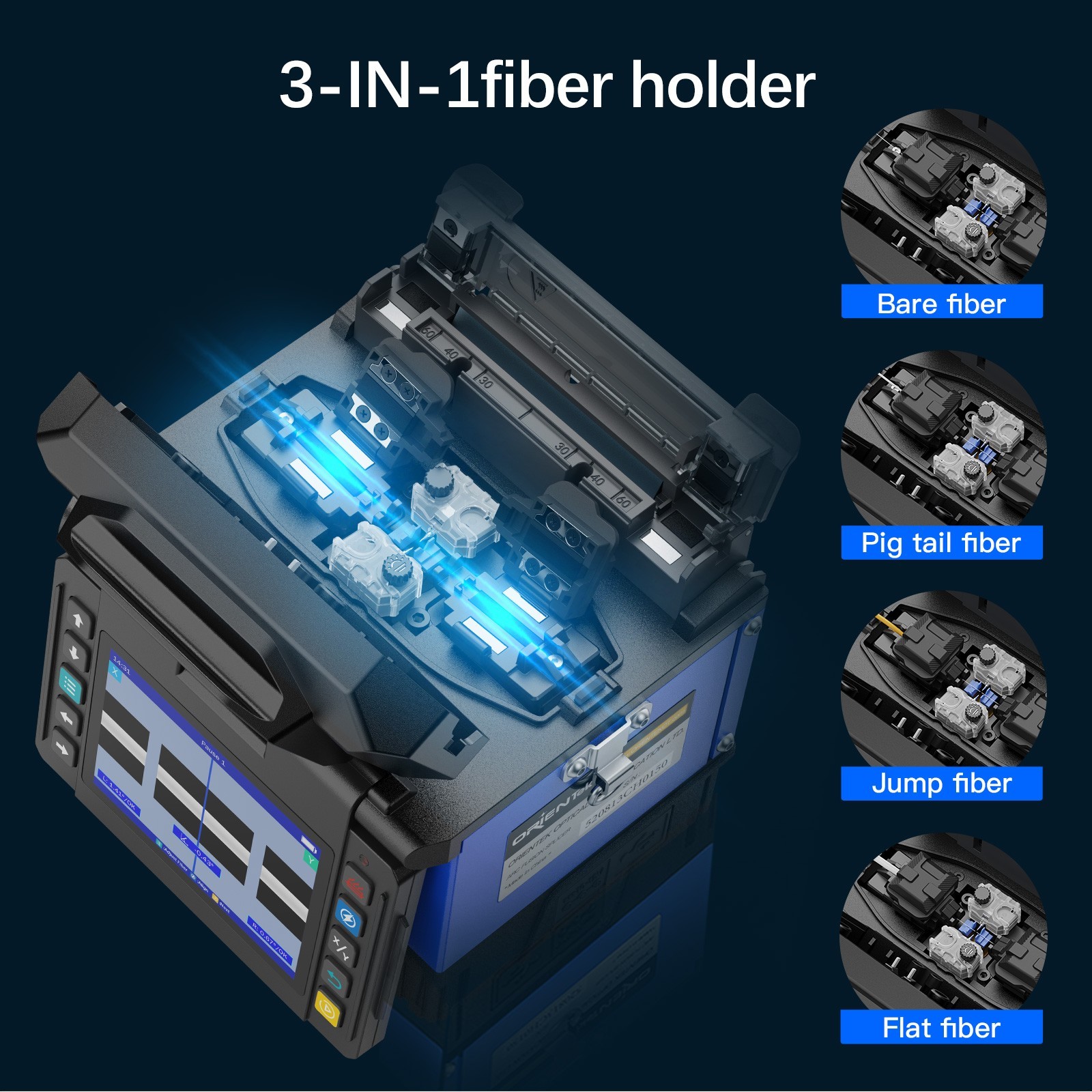 OrienTek T49 Mini Size Fiber Optic Fusion Splicer 3 Years Warranty Ship from USA