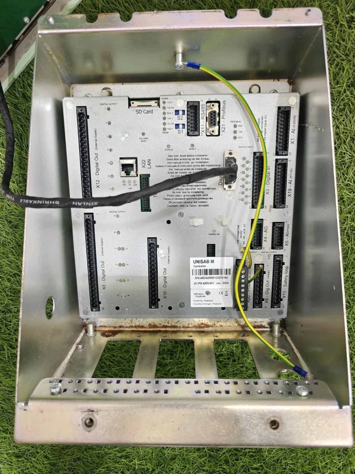 JOHNSON CONTROLS SABROE UNISAB III 4214-001 DISPLAY CONTROLLER UNIT 4209-001
