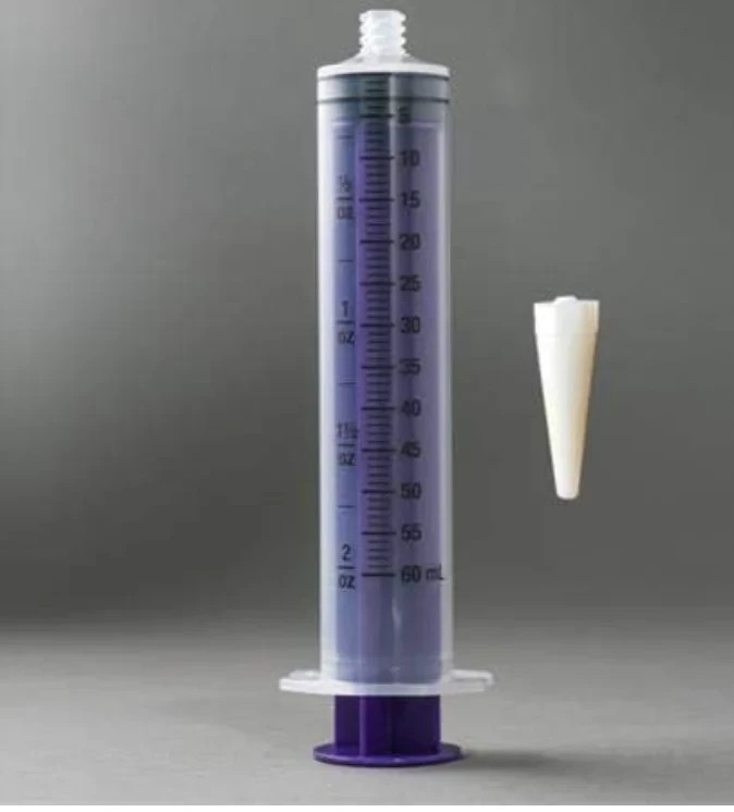 60cc ENFit Syringe- Flattop W/Trans Connection