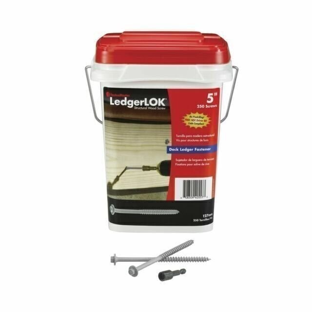 Fastenmaster 250Pc 5″ Ledgerlok