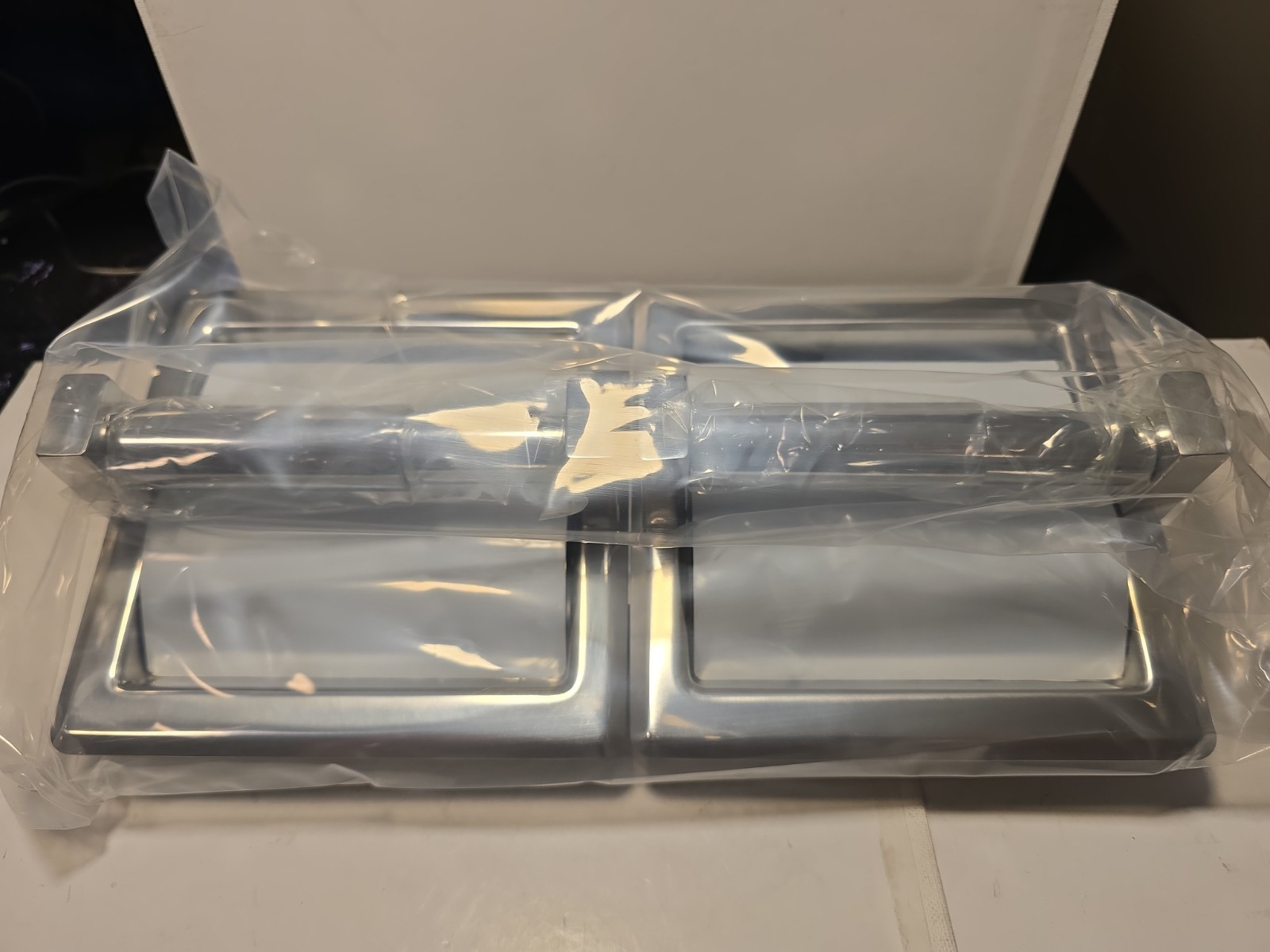 ASI 10-74022-HBD Bright Stainless Steel Double Toilet Paper Dispenser