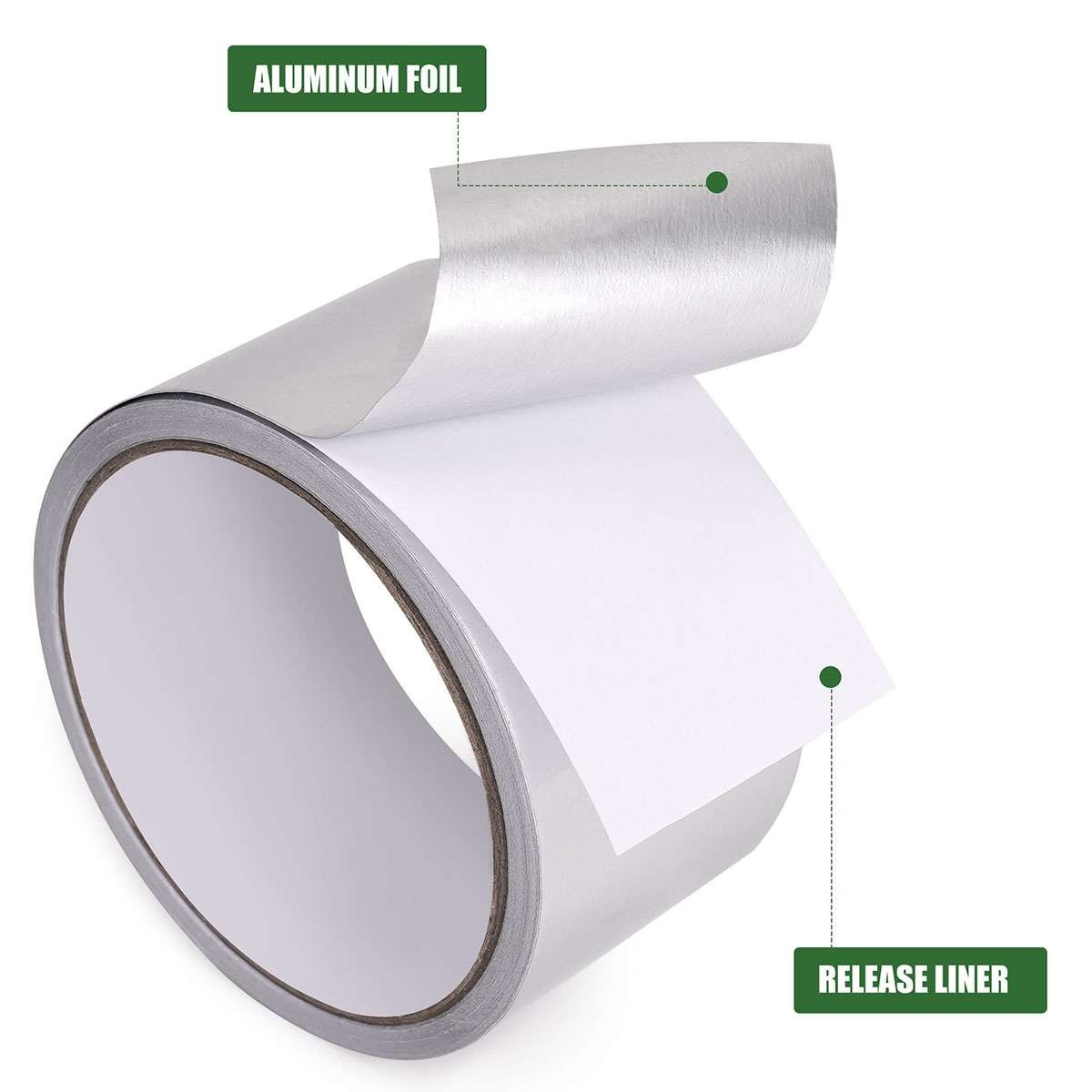 2in x 33FT Aluminum Foil Tape Heat Resistant Waterproof Insulation Home Repair