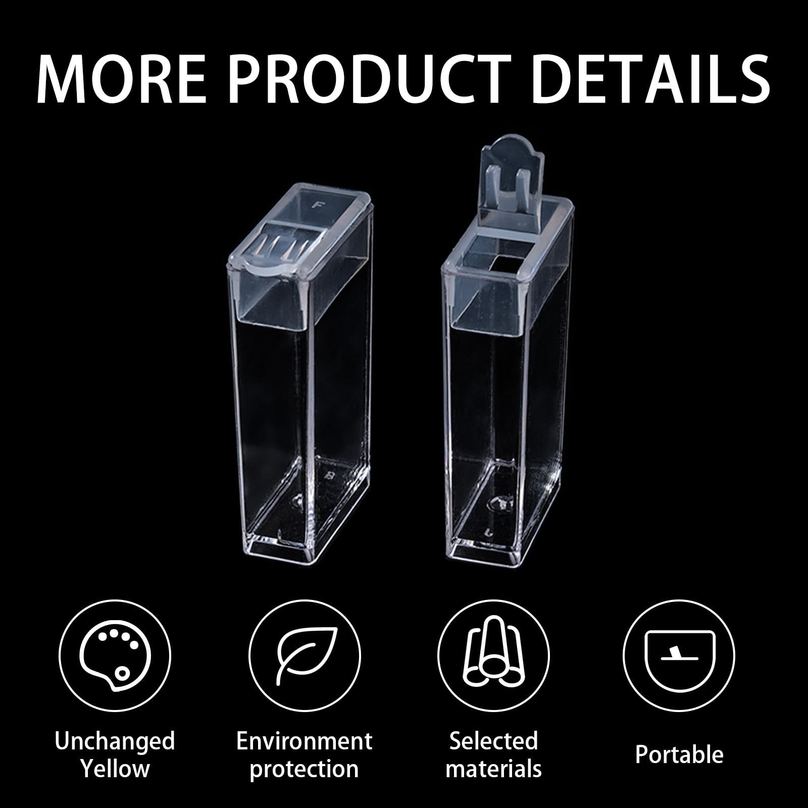 Diamond Painting Storage Containers with Lids – 120PCS Portable Transparent P…
