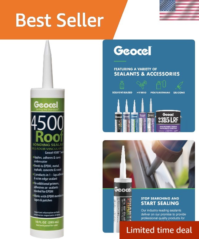 Black Scypolymer Roof Bonding Sealant – 10.3oz Fast-Drying Solution