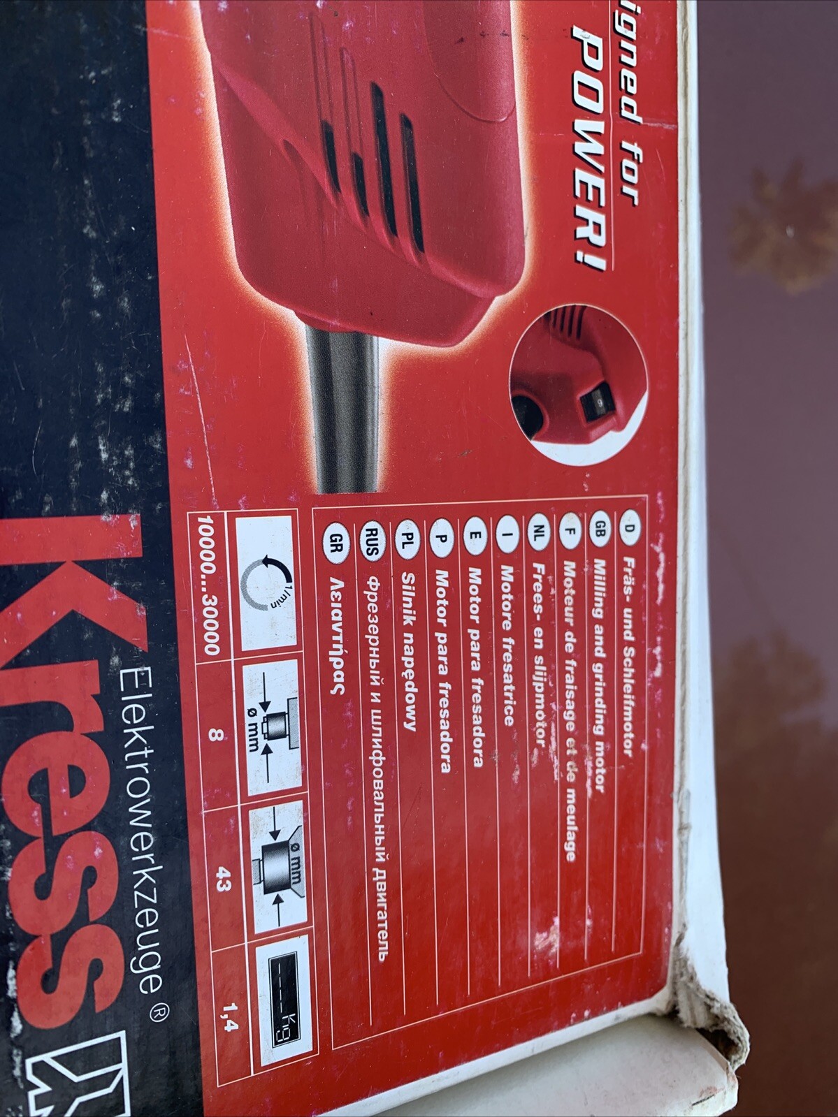 Kress FME 800 Milling Router For Cnc 220v Single Phase