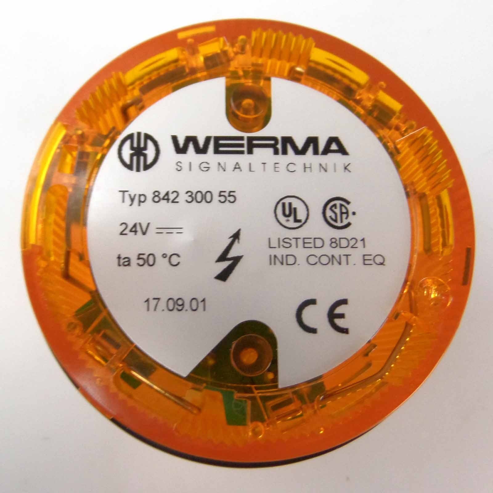Werma Flash Light Element 842 Yellow 84230055 NOV