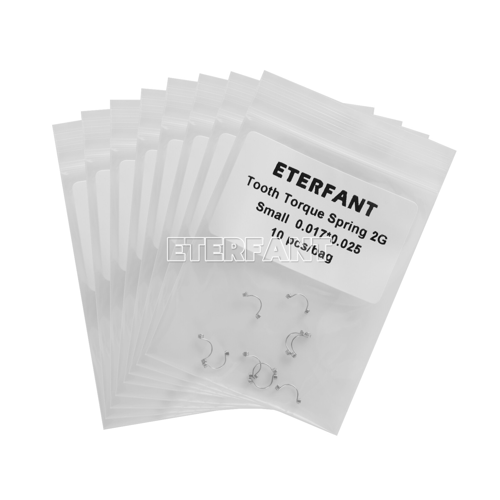 10Pc/Pack ETERFANT Dental Ortho Anterior Teeth Torque Springs Small/Medium/Large