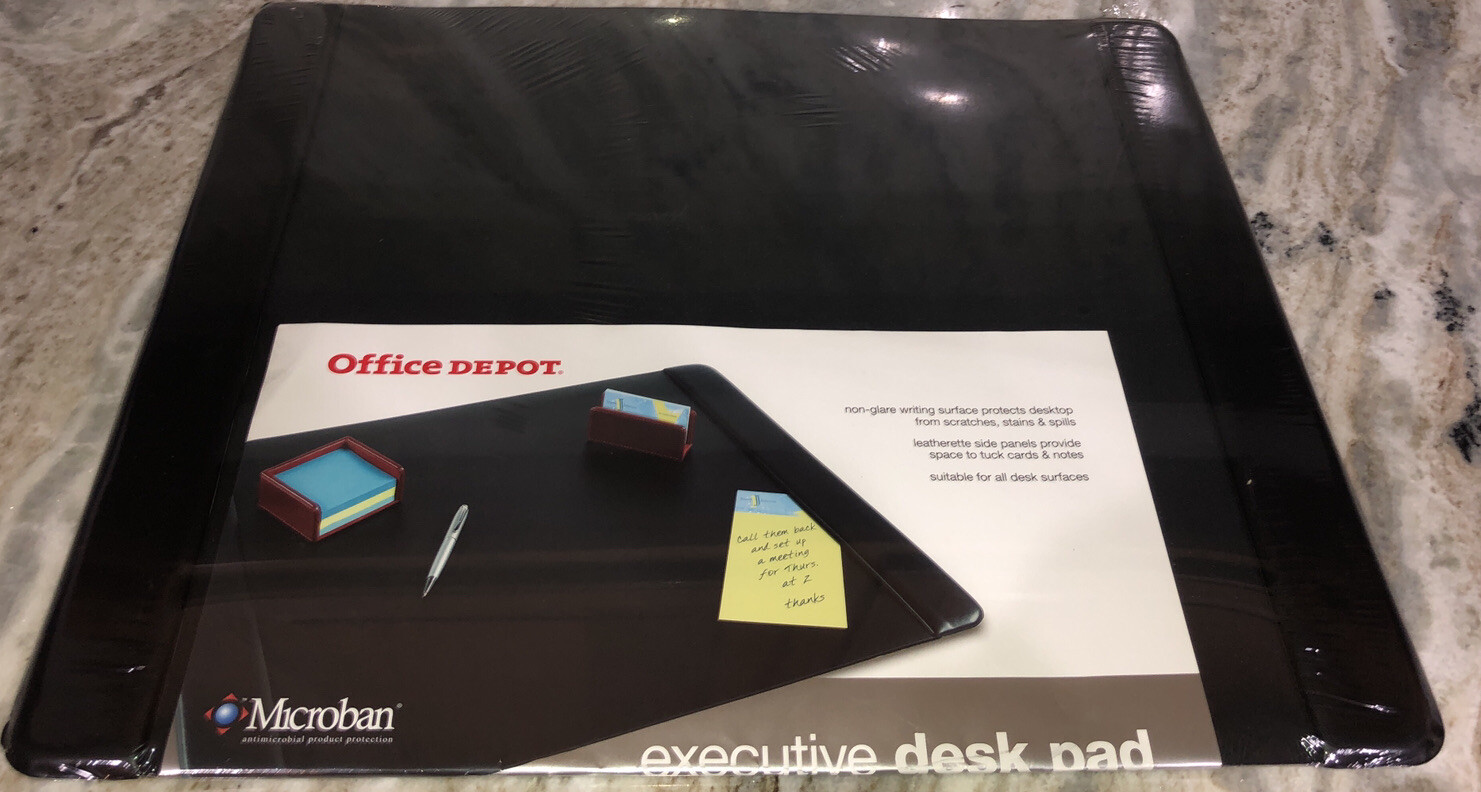 Office Depot Microban 19 In X 24 In Padded Executive Desk Pad-NEW-SHIP N 24 HRS