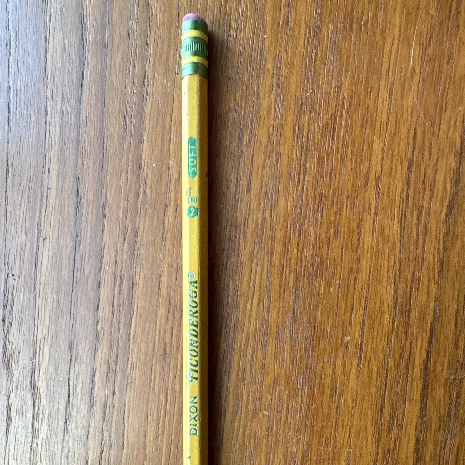 Dixon Ticonderoga Ticonderoga #2 HB Yellow Wooden Pencil w/ Eraser