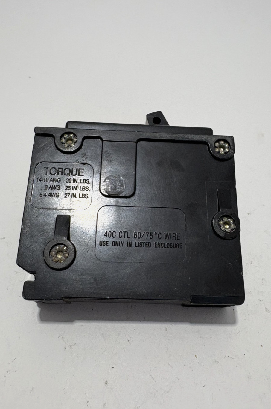 Eaton BR120 1 Pole 20Amp 120/240v Thermal Magnetic Circuit Breakers HACR Type