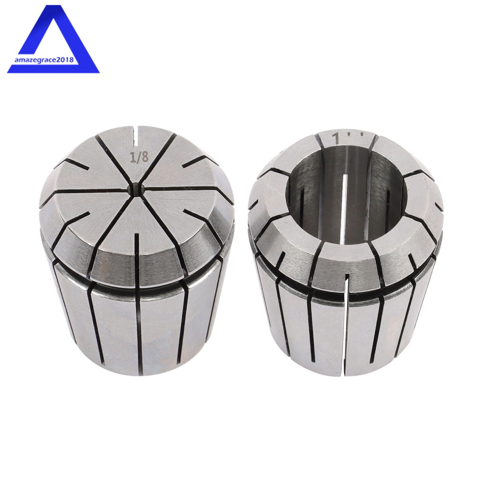 15 Pcs 1-/8» – 1» Collet Set R8 ER40 Shank Chuck Holder for Milling Machine