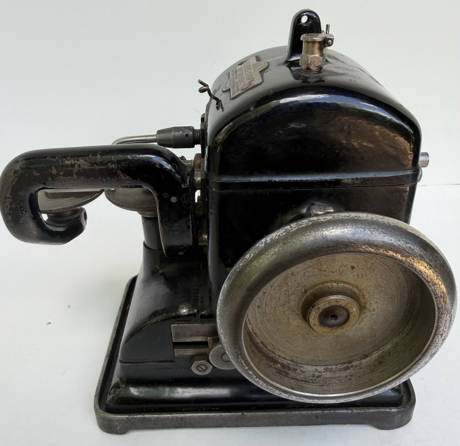 Antique Bonis Never-Stop Fur Sewing Machine Made in USA