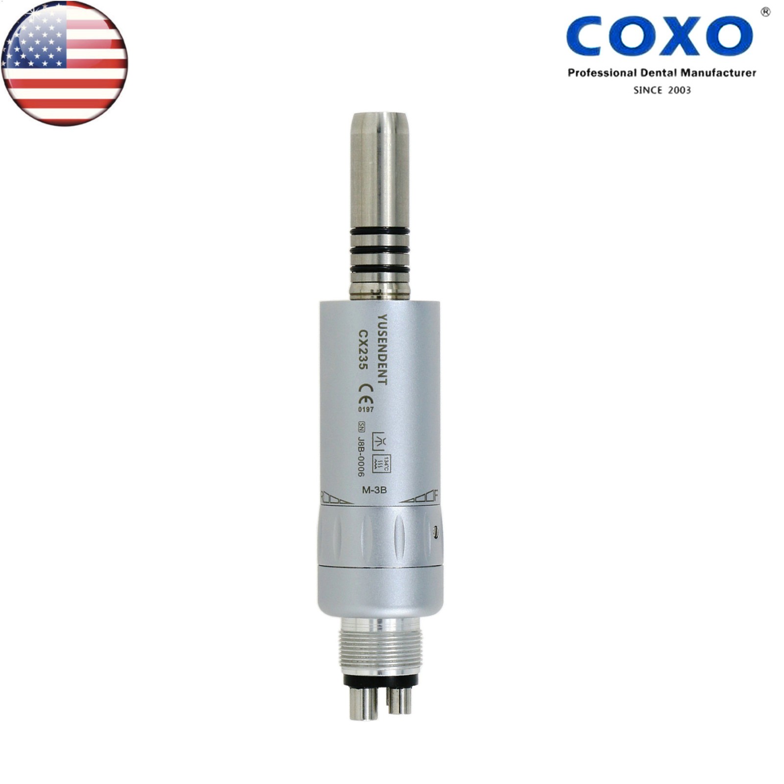 COXO YUSENDENT Dental Inner Water Low Speed Air Motor Handpiece CX235 M-3B M4