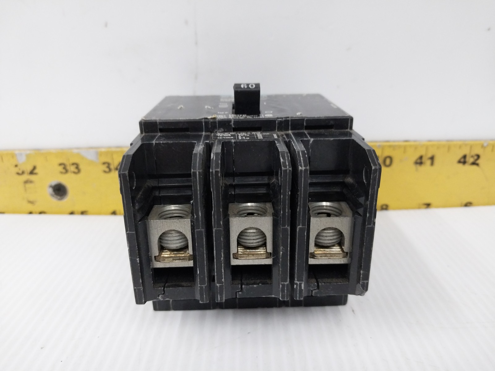 Siemens 60 Amp Bolt-On Circuit Breaker 480Y/277 VAC 3 Pole BQD360