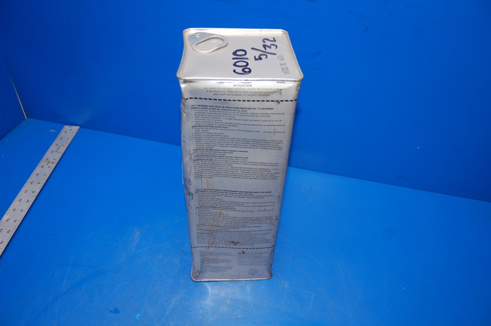 LINCOLN ELECTRIC FLEETWELD E6010 5/32″X14″ ED010285 50LB WELDING RODS ELECTRODES