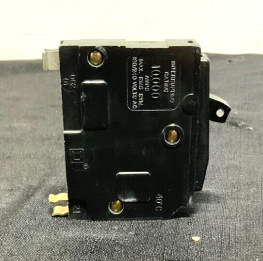 NEW Lot of 10 Square D QO120 Plug-In Circuit Breaker 20A 1 Pole 120/240V 25D