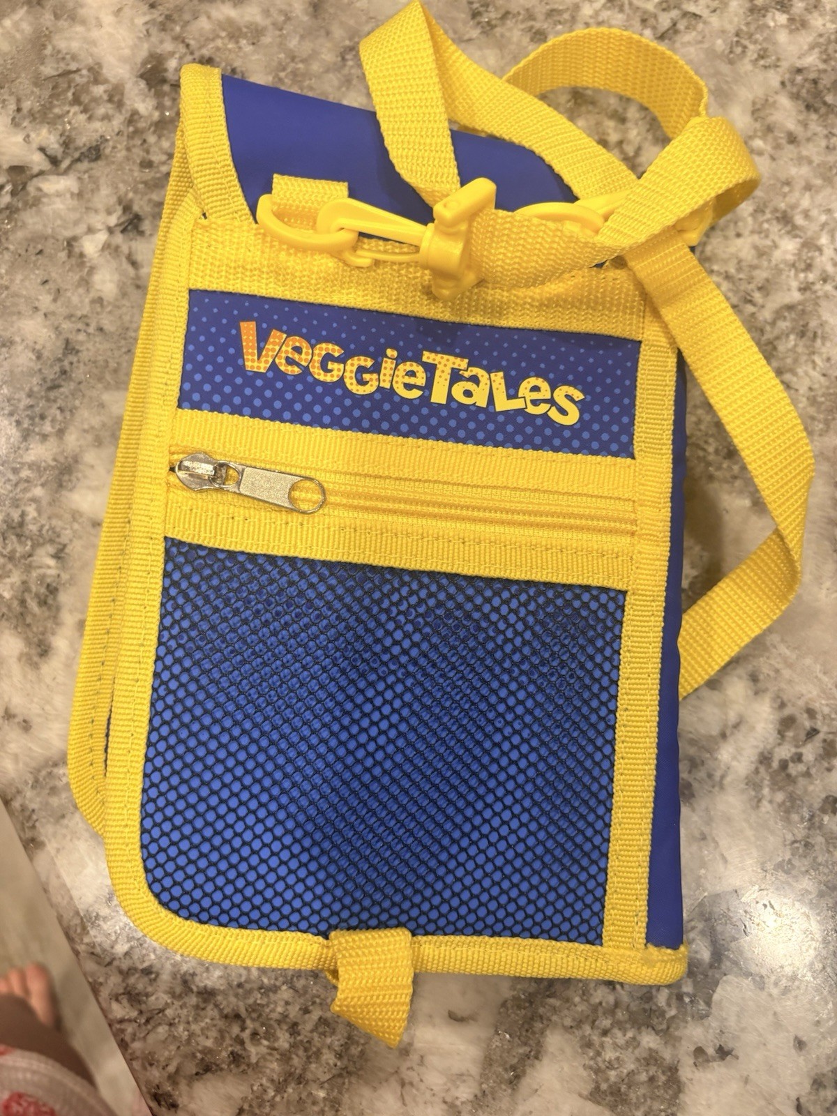 Veggie Tales Day Planner Kids Zipper Notebook Organizer Address Book Shoulder