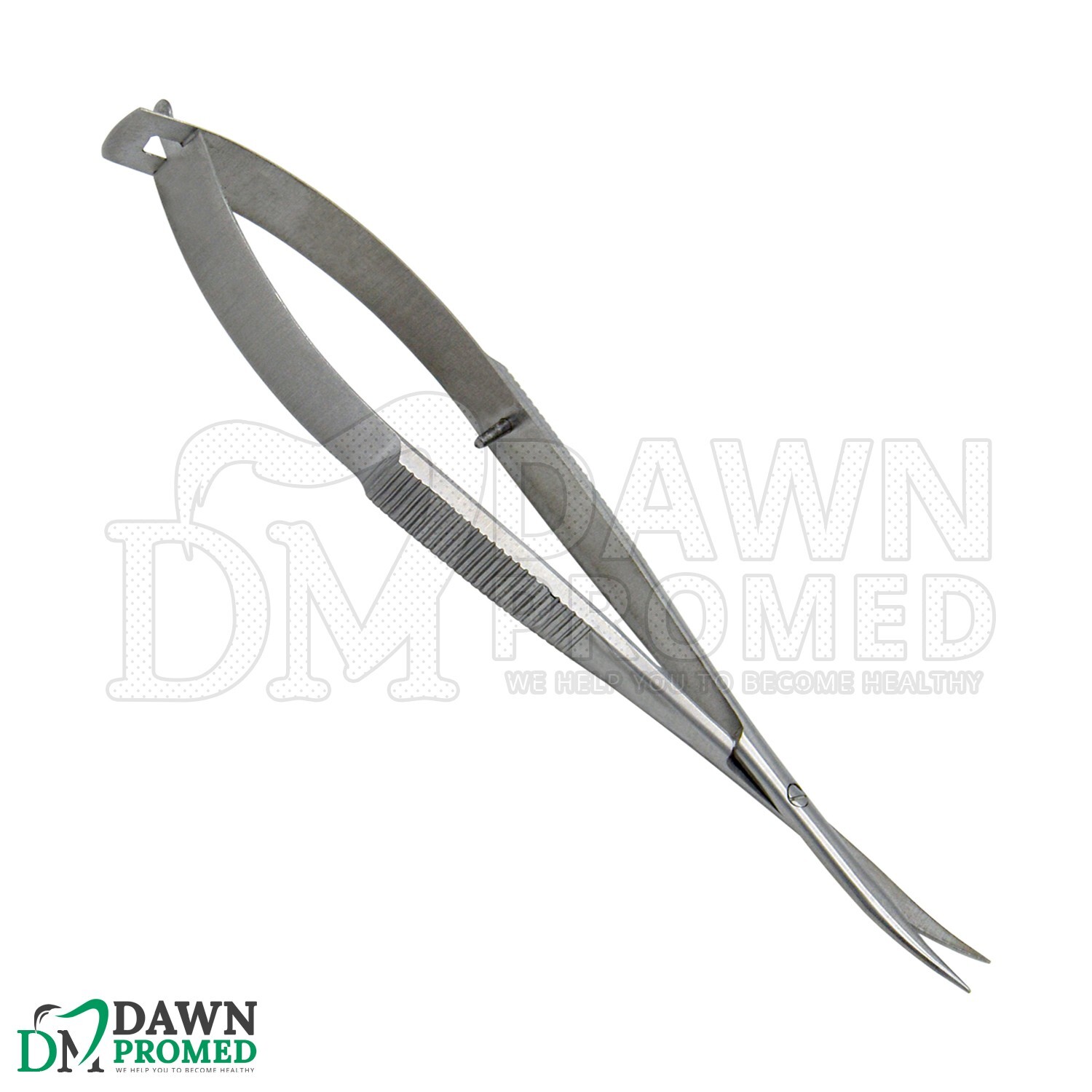 Castroviejo Scissors Curved 4.5″ Micro Surgery Ophthalmic Surgical Instrument