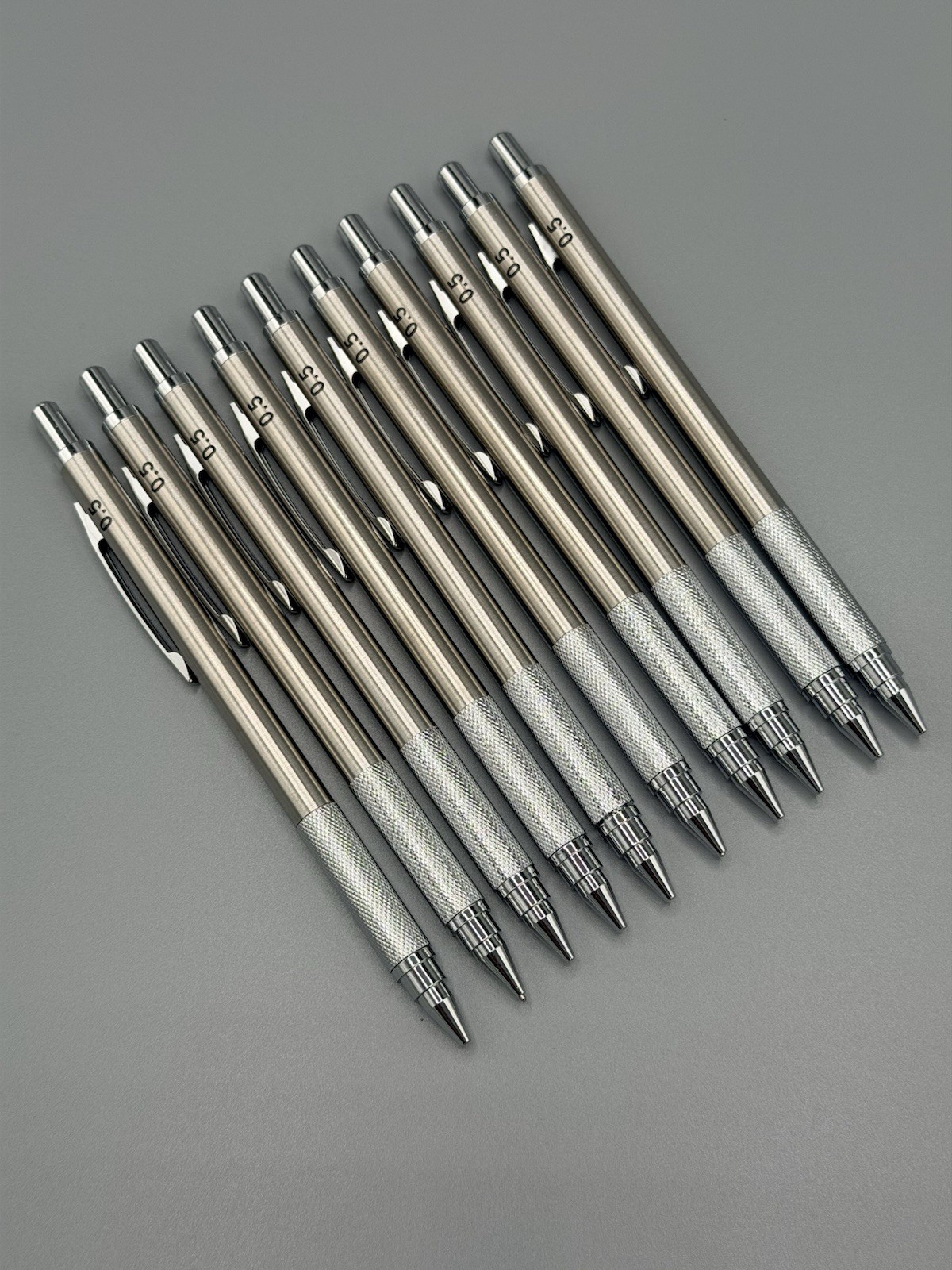 10ct Lot Metal 0.5mm Mechanical Pencils