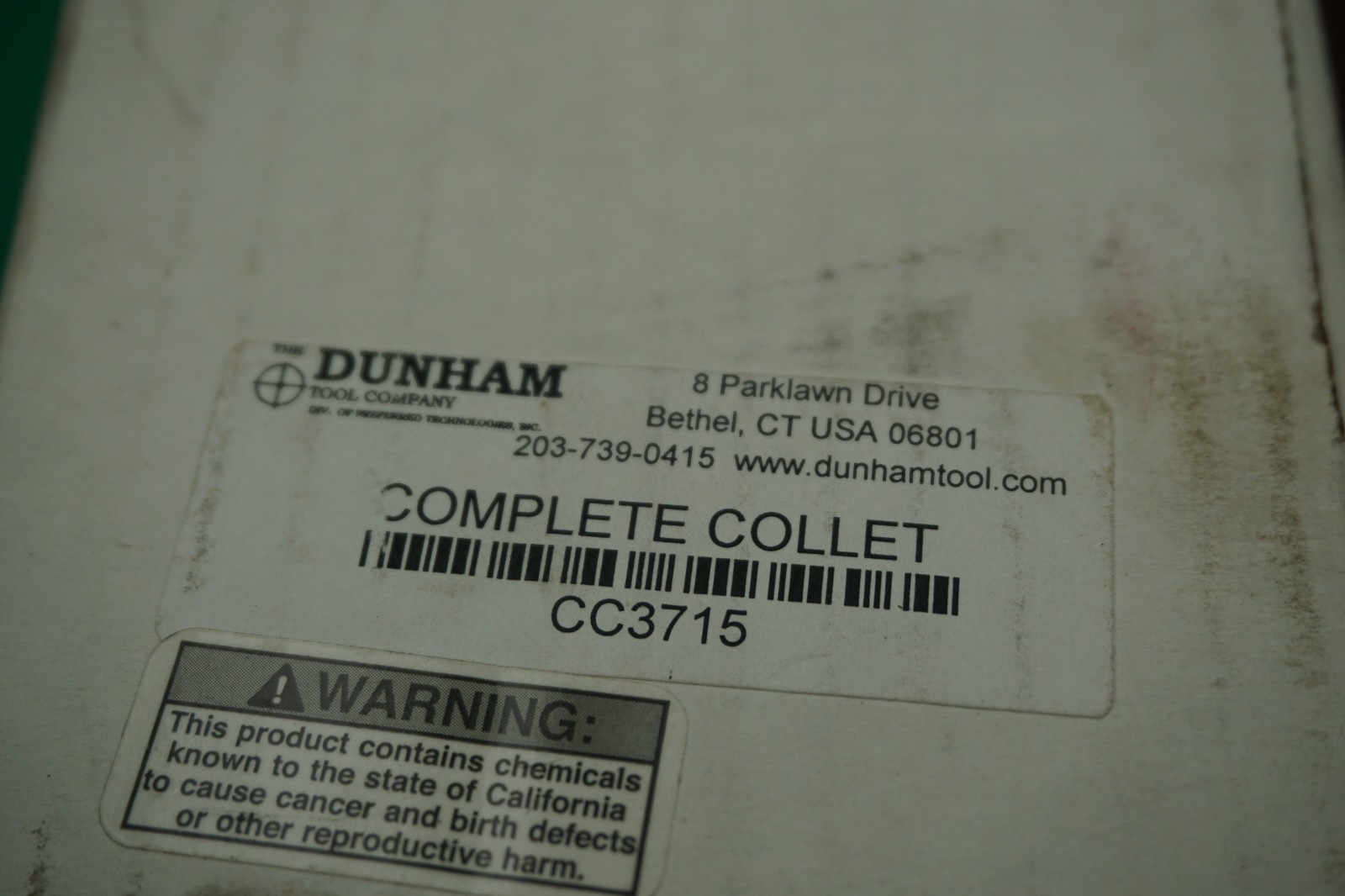 CC3715 Dunham Tool Company 5C Expanding Collet