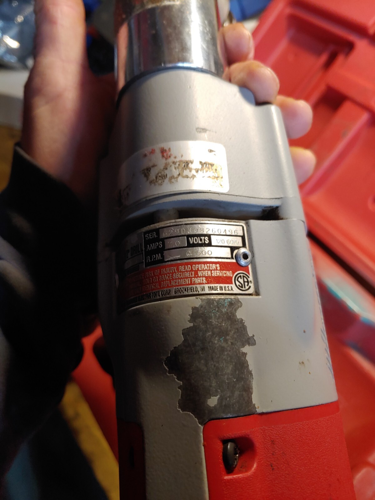 Milwaukee 1/2 Right Angle Drill 1107-1. Made in the USA
