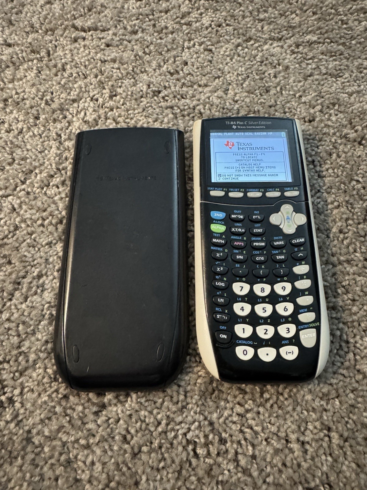 Texas Instruments TI-84 Plus C Silver Edition Graphing Calculator – Tested Works