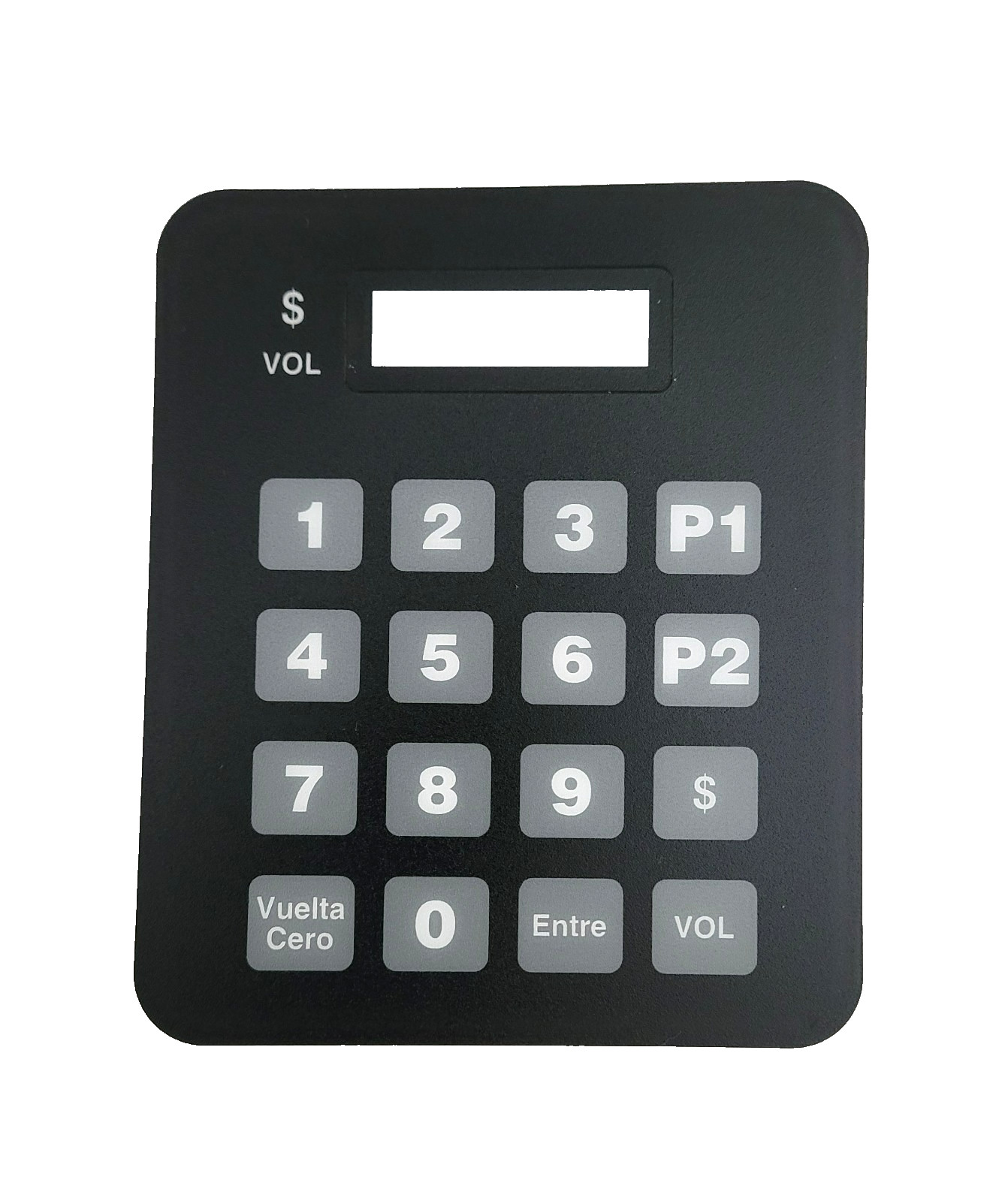 Gilbarco T17885-02 Advantage overlay for the R20266-G3 keypad, aftermarket