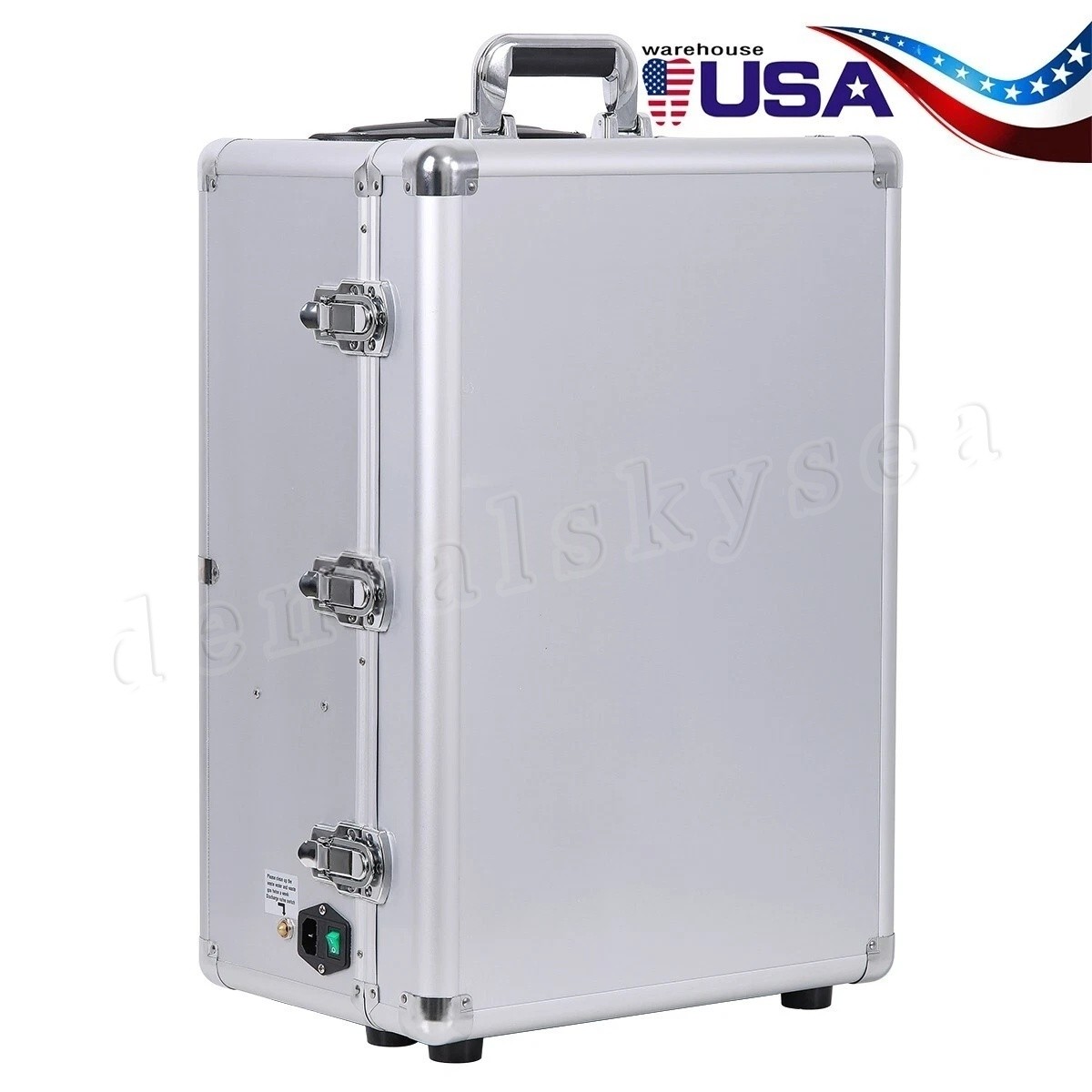 Dental LED E-generator Triple Spray Fiber Optic High Speed handpiece 4-Hole USA