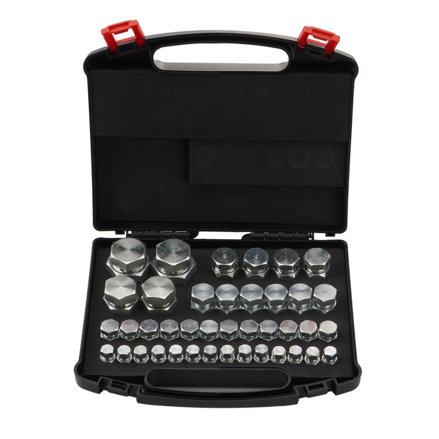 80pcs JIC 37° Flare Cap&Plug Hydraulic Hose Tube and Pipe Fitting kit Heavy Duty