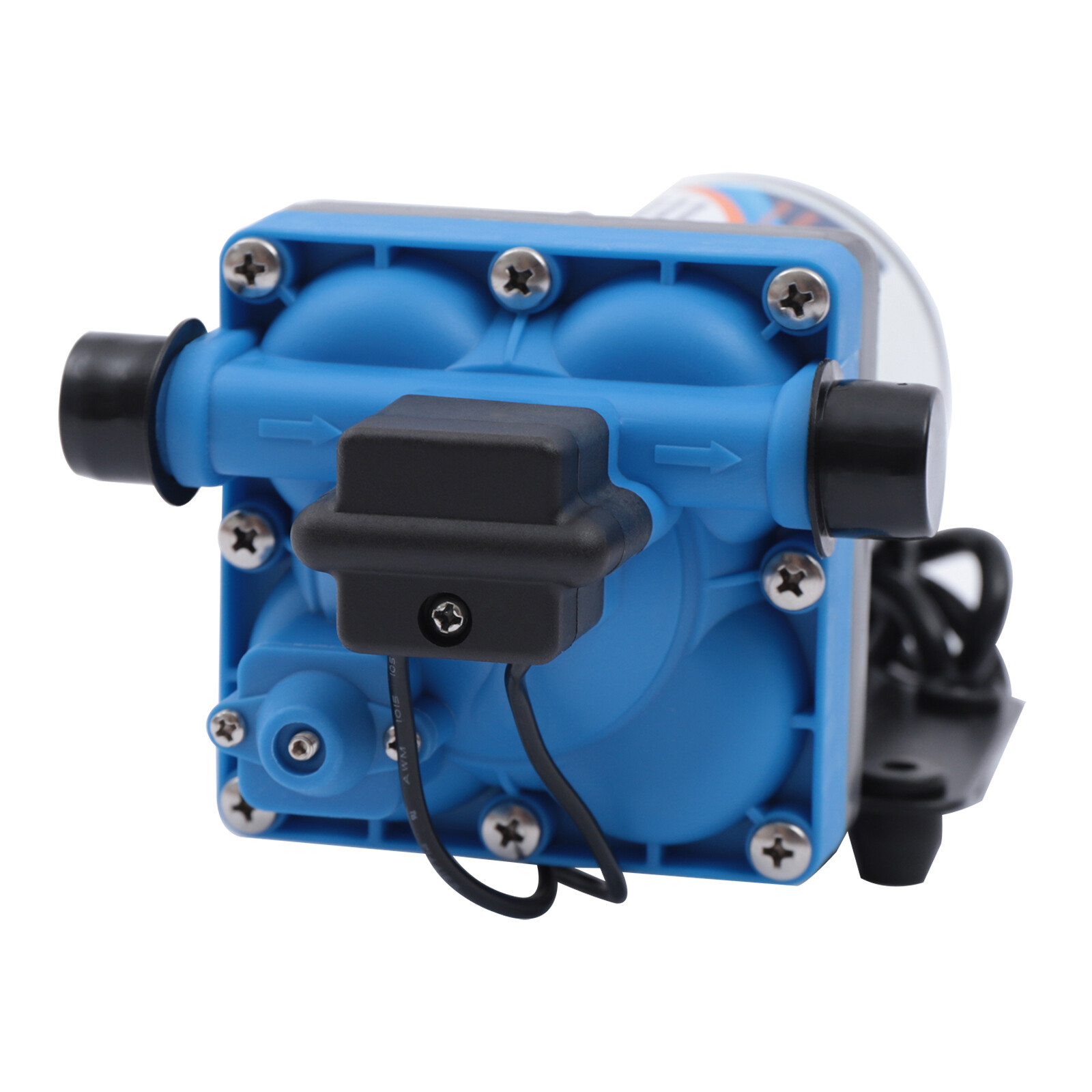 110V Self Priming Water Pressure Diaphragm Pump 55 PSI for Home/Caravan/Marine