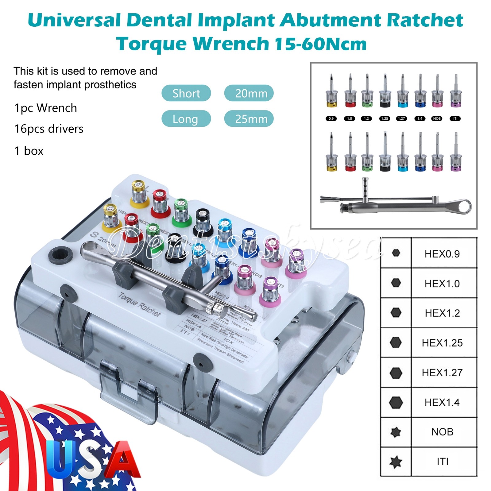 NSK Style CICADA 16:1 Reduction Dental Endo Endodontic Contra Angle Handpiece LI