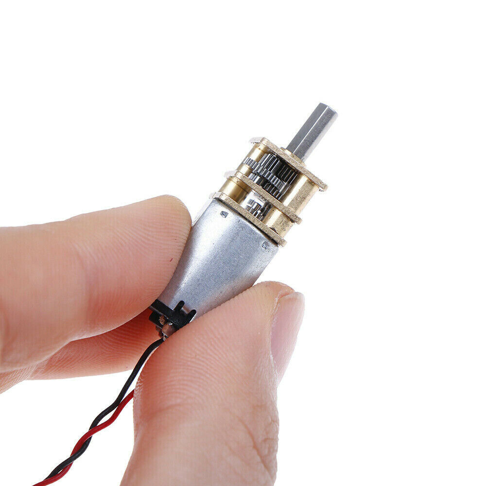 5Pcs Micro Mini N20 Gear Motor DC Slow Speed Full Metal Gearbox Reducer Toy E