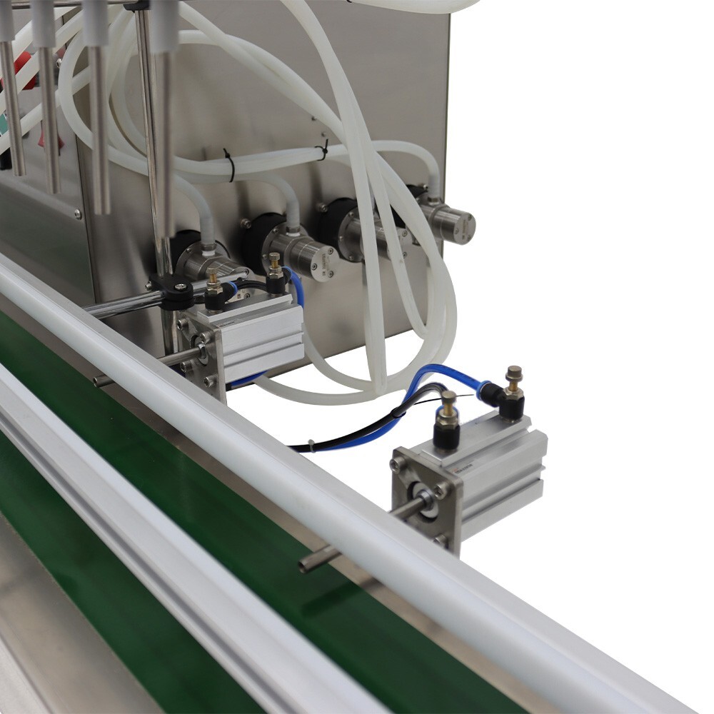 110V Automatic 4Head Magnetic Pump Filling Machine Liquid Bottle Filler 5-1000ml
