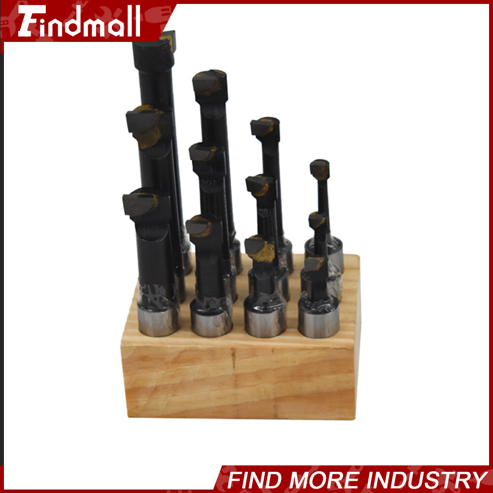 12 Pack 5/8″ Boring Bar Set Carbide Tipped Bars 5/8″ Shank Lathe Tool New