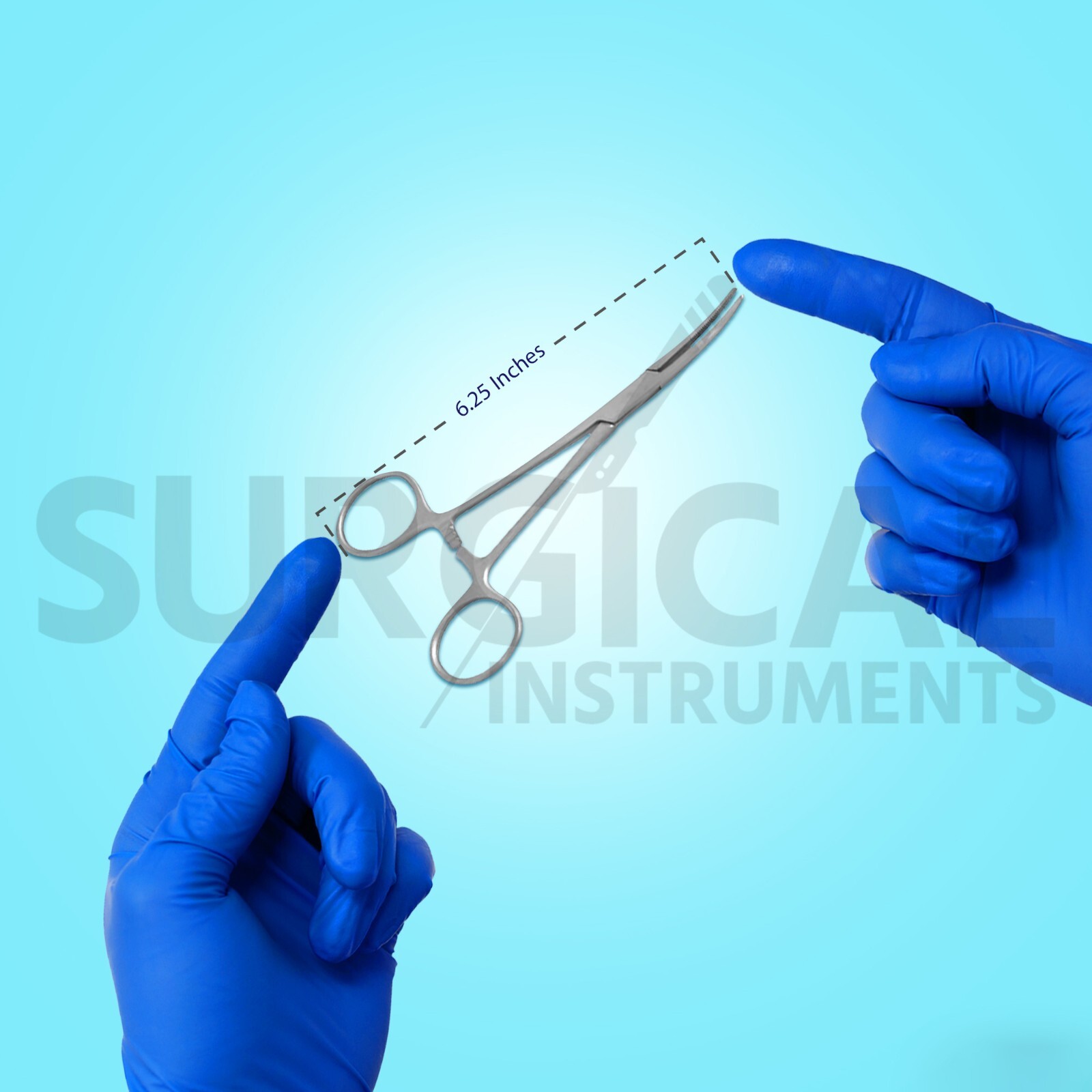 100 Kelly Hemostat Forceps Curved Surgical & Veterinary Economy 6.25» German GR