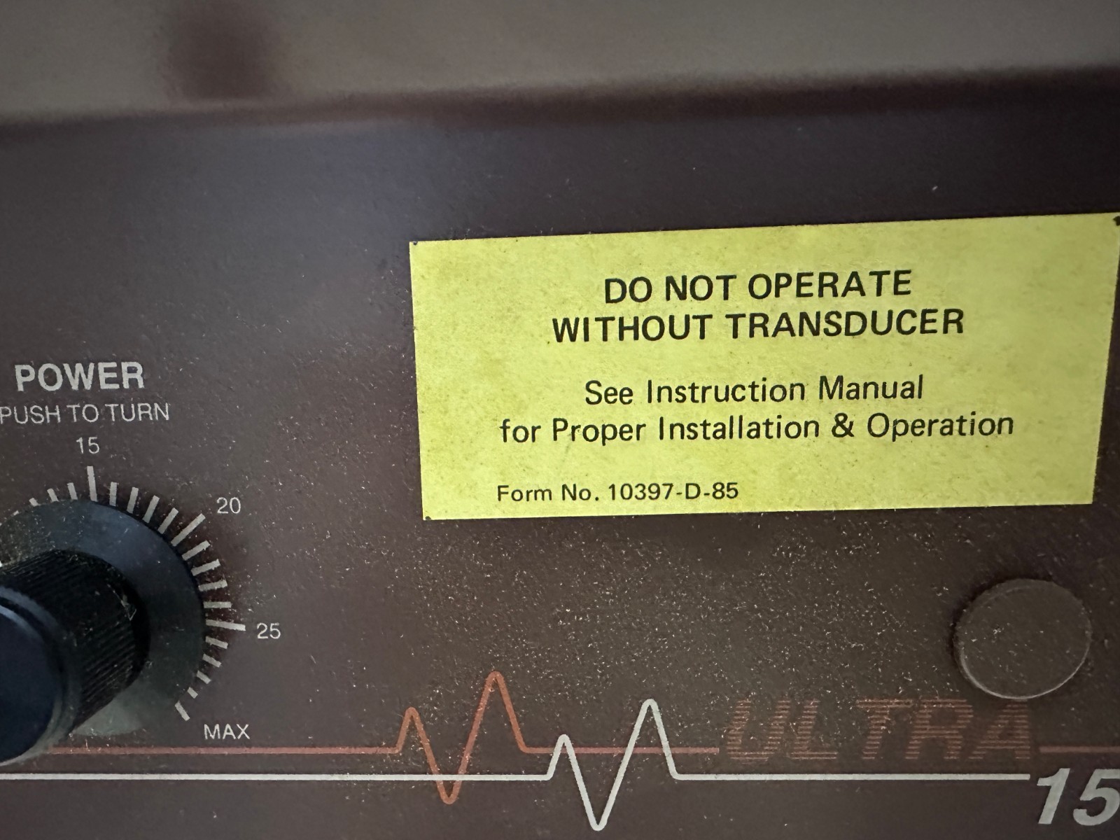 Dukane Ultra 1500 Auto-Trac (NO TRANSDUCER)