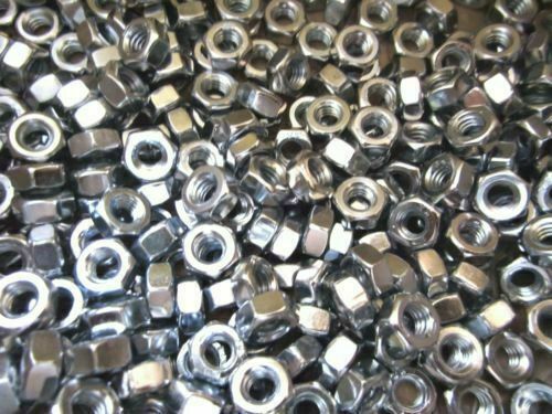 M12-1.75 Finished Hex Nuts DIN 934 Class 8.8 Zinc Plated 1000 Count