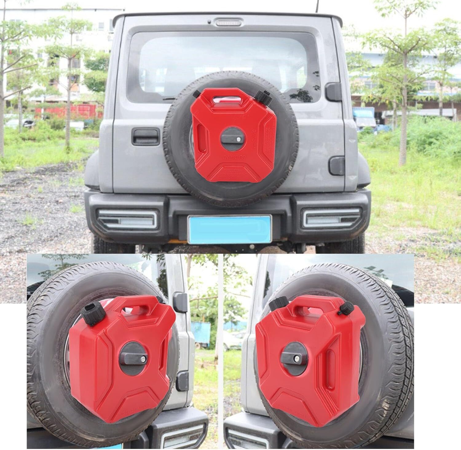 ✨5L Gas Fuel Tank Gas Can Oil Storage Can For ATV UTV Gokart Motorcycle Car SUV