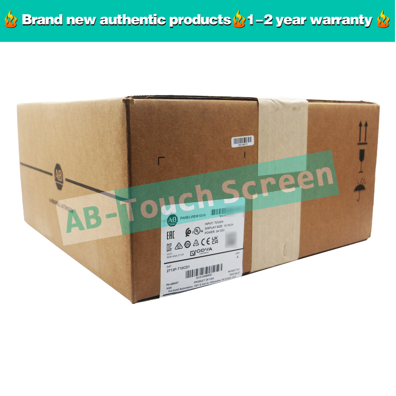 New Sealed Allen Bradley 2713P-T10CD1 Panelview 5310 Terminal AB 2713PT10CD1