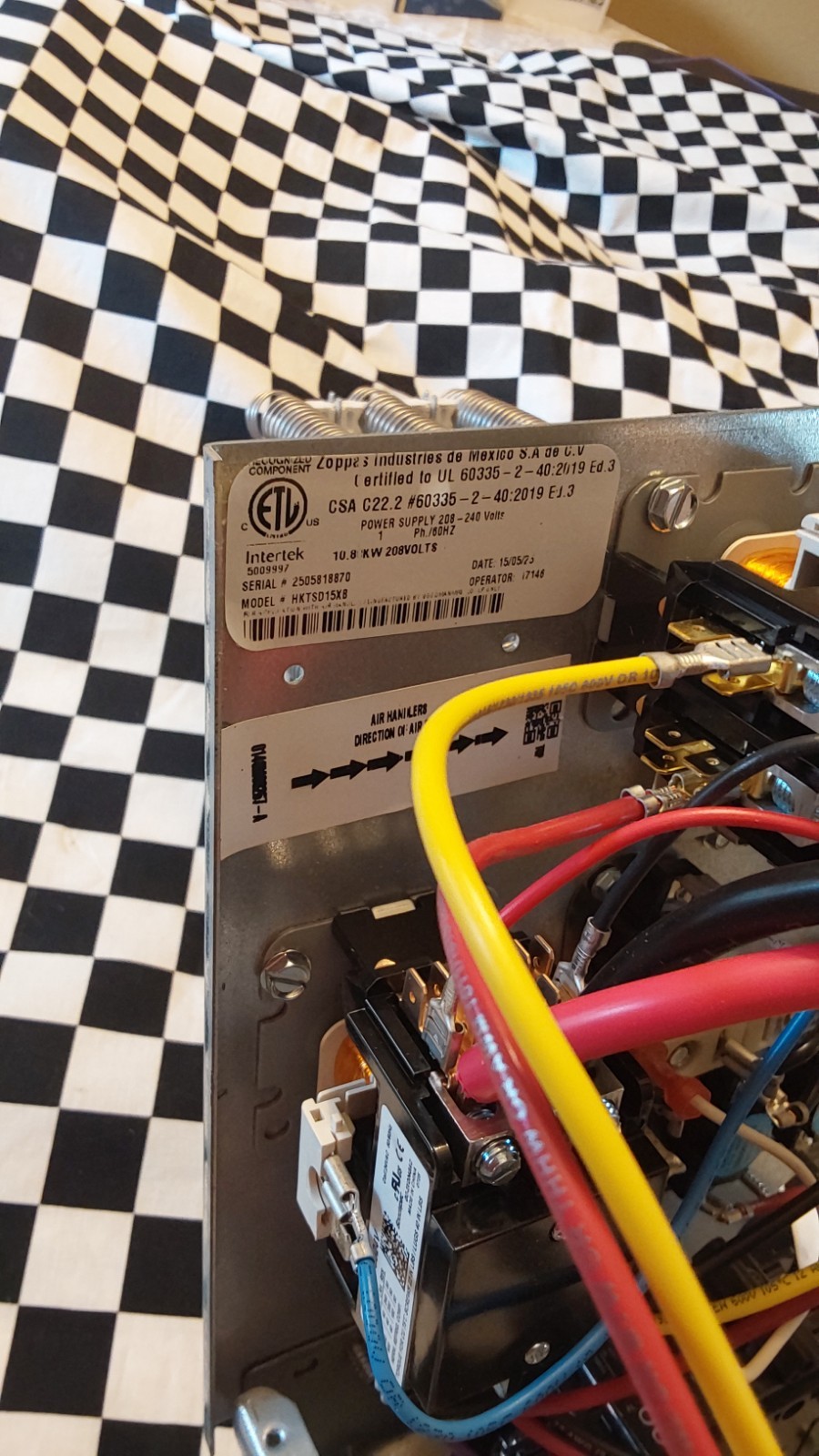 Goodman/Daikin HKTSD15XB Heat Kit 15kW – 240/60/1 – With Circuit Breakers