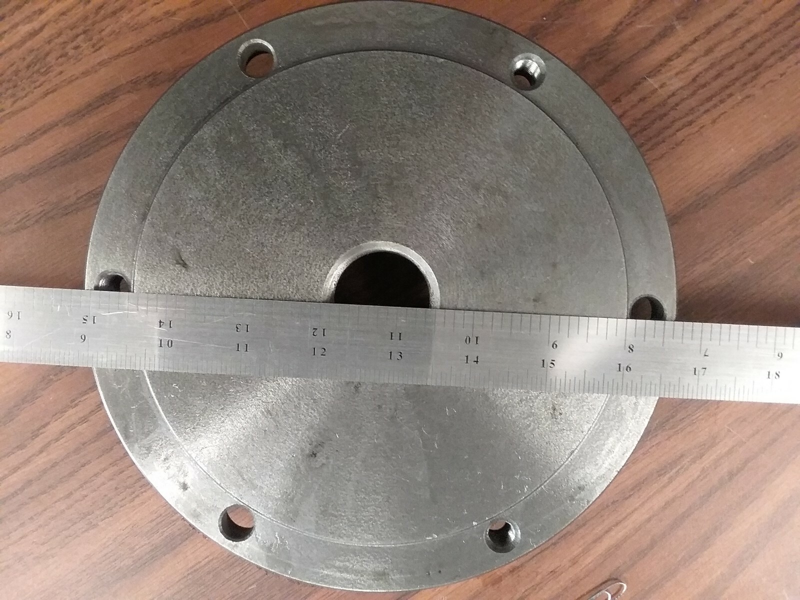 1-1/2″-8 Finished adapter Plate for 8″ self-centering LATHE CHUCKS ADP-08-1128