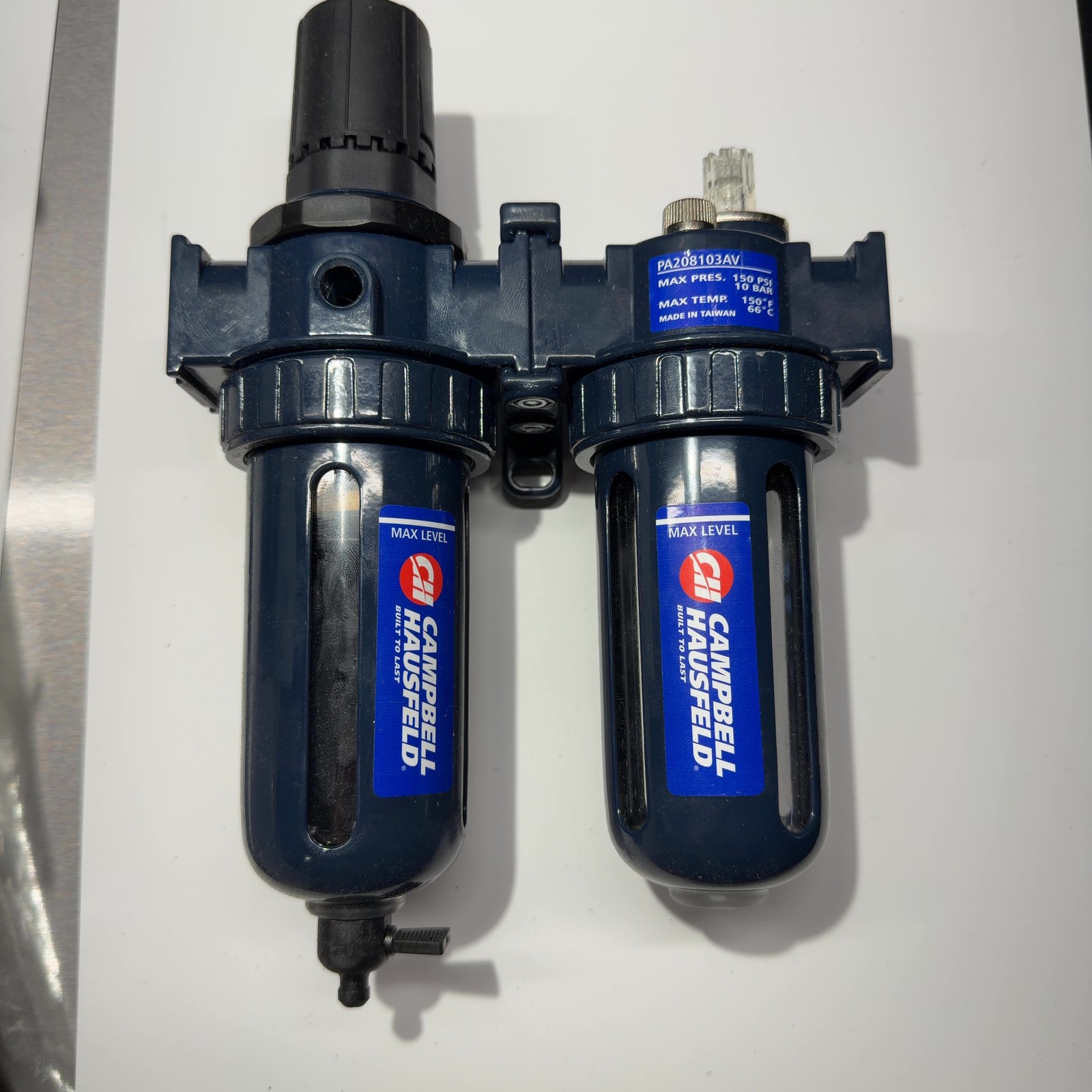 3-in-1 FRL Air Filter Regulator Lubricator for Campbell Hausfeld 3/8 NPT