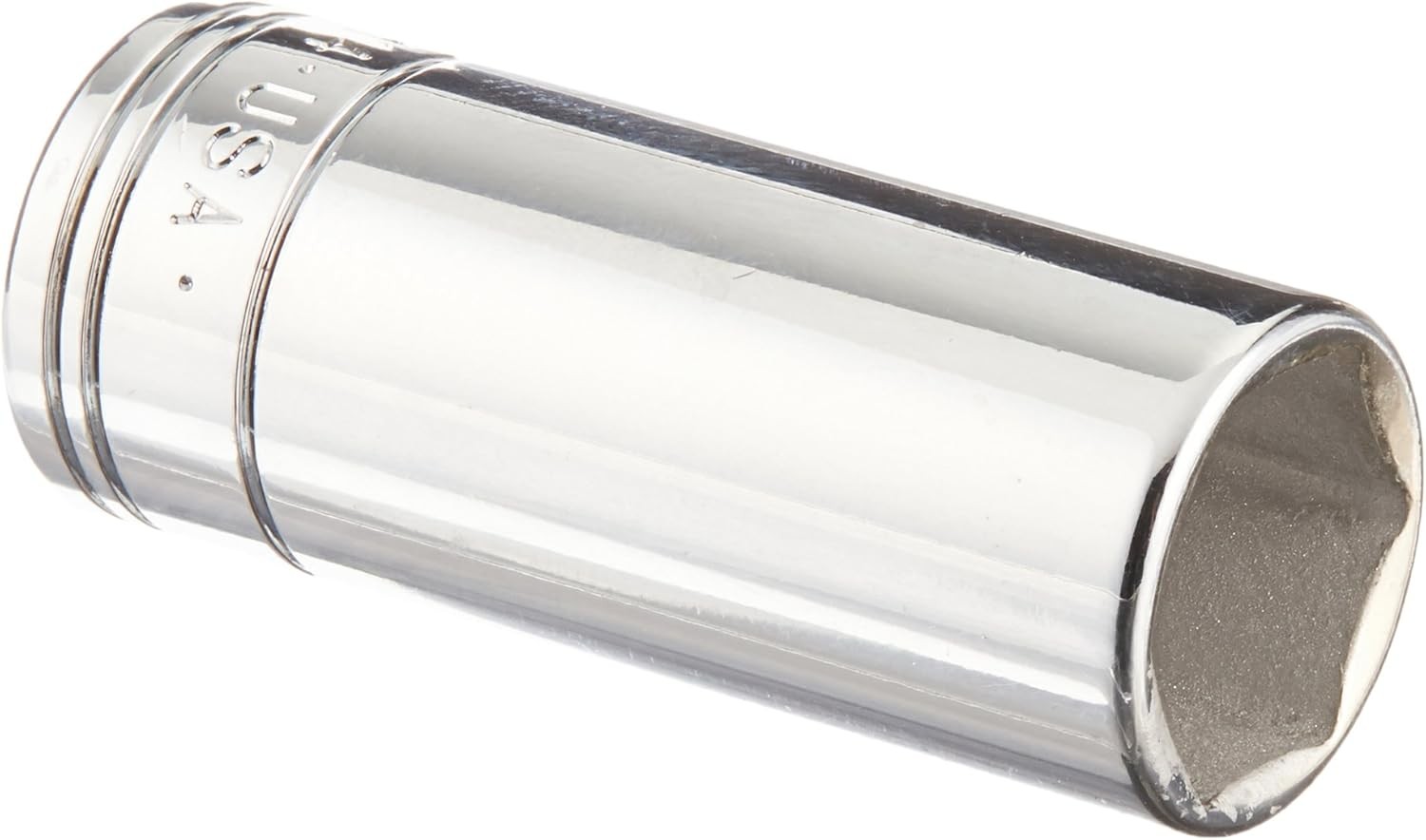 SK Tools Deep Socket – Chrome, Metric, 6 Point, 3/8″ Drive, 14 Mm (SK8414)