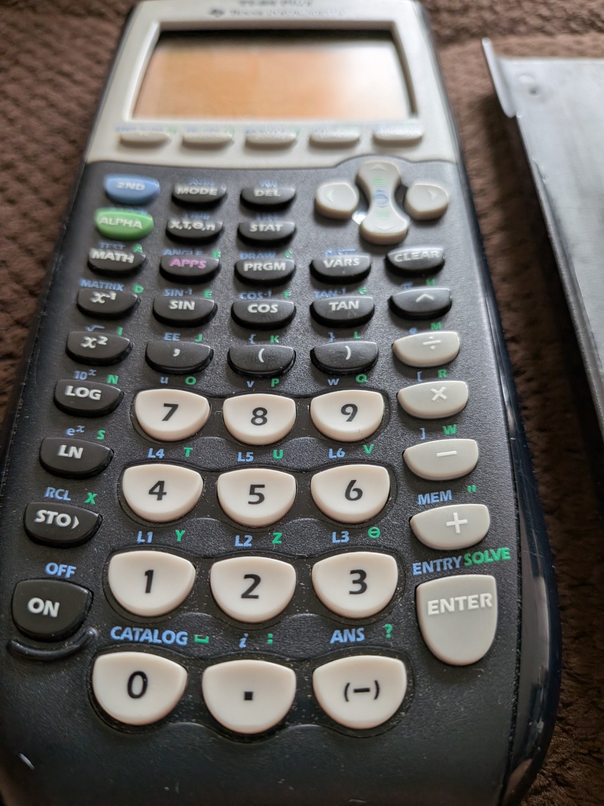 Texas Instruments TI-84 Plus Graphing Calculator Tested W/ Slip Cover VERY GOOD