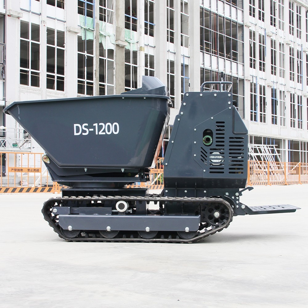 Mini Tracked Dumper 1200kg Load 13.5HP Briggs & Stratton Hydraulic Tipping