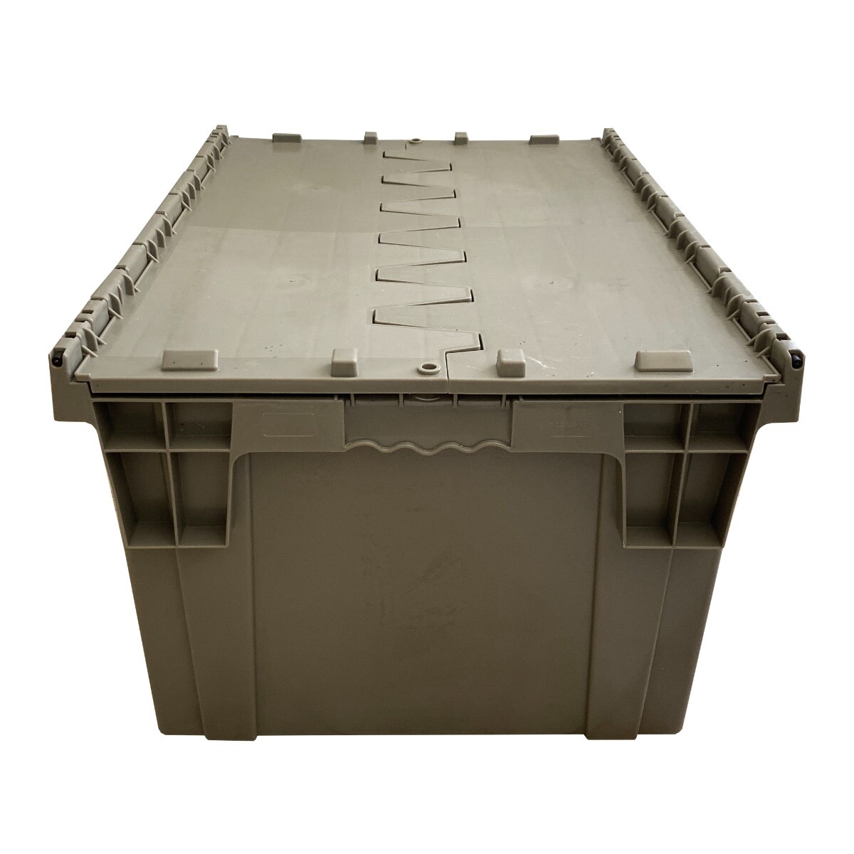 UBMOVE Handheld Attached Lid Container 25.3 x 16.3 x 13.9″ Gray