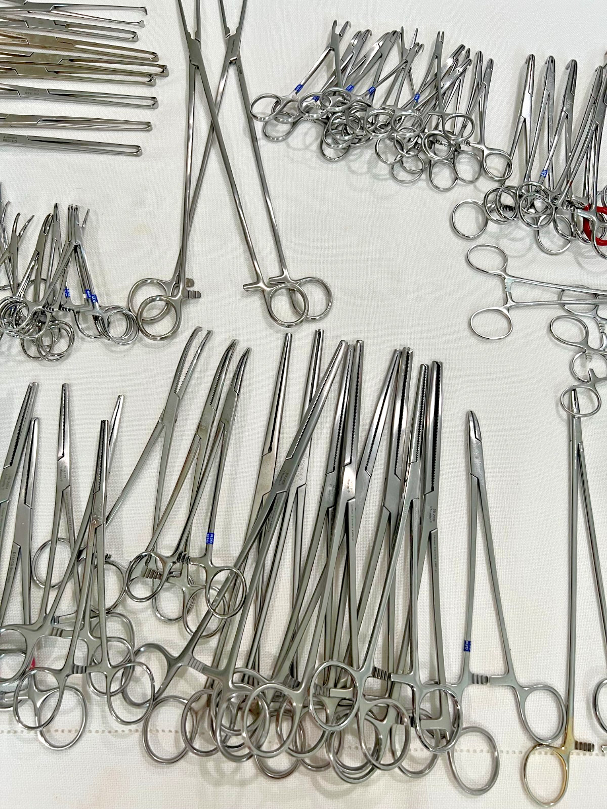 Assorted Lot of 108 Various Brand & Size Of OR Medical Surgical Instruments, S.S