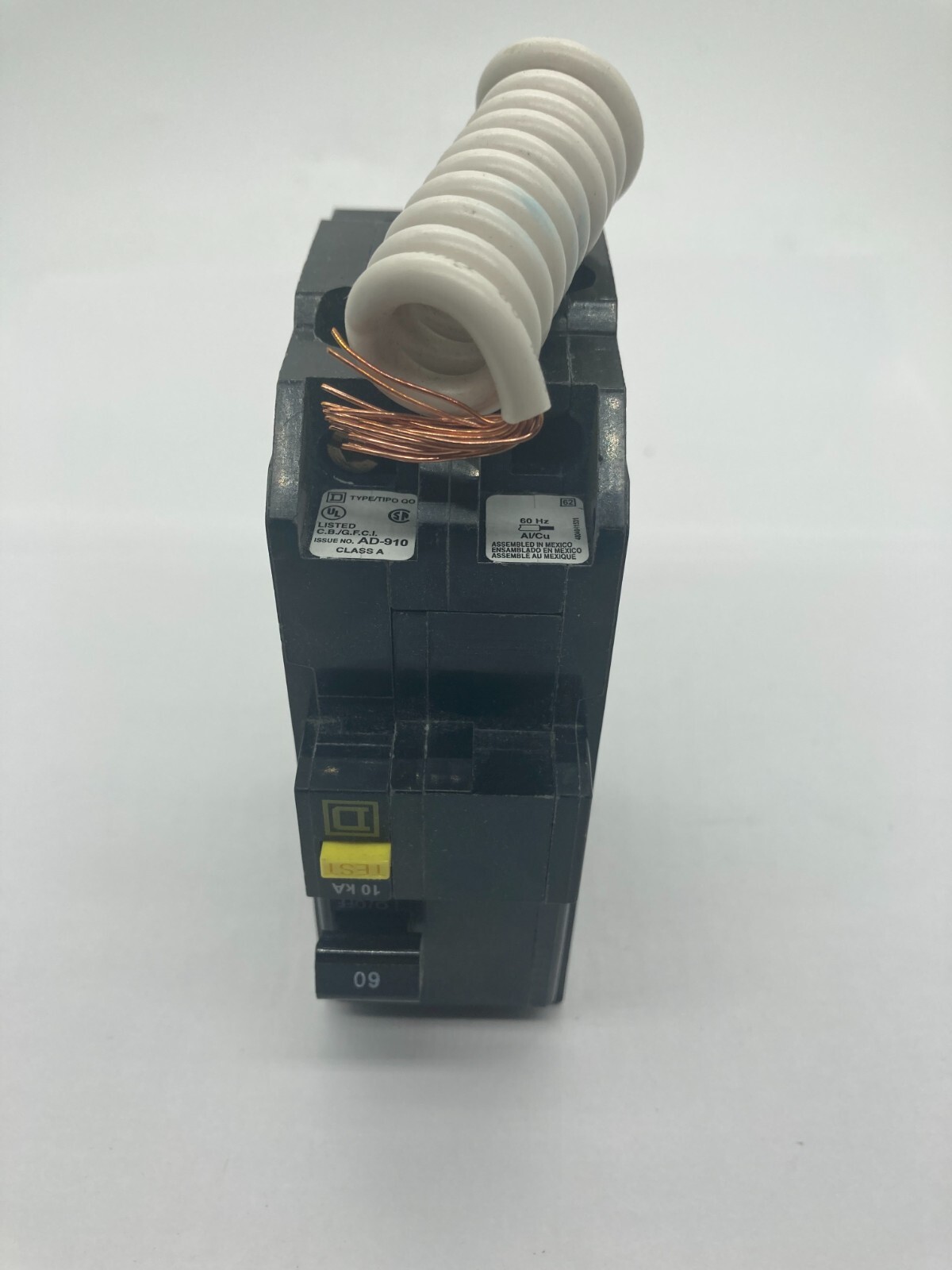 Square D QO260GFICP 2Pole 60 Amp 120 240V QO Plug In GFCI GFI Breaker New No Box